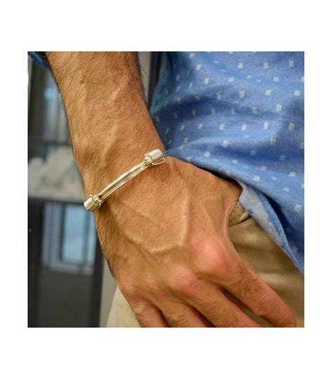 Pulsera Nudos Plata Para Hombre Y Mujer Hago