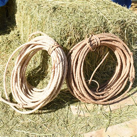 The Corrales Braided Rawhide Ranch Reata Charro Gear