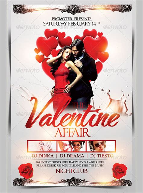 Valentines Flyer Template