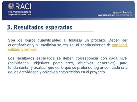 Ejemplos De Resultados Esperados De Un Proyecto De Investigacion