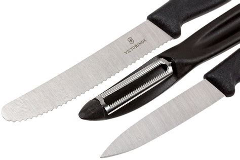 Victorinox SwissClassic Coltelli Da Verdure In Nero 3 Pezzi 6 7116