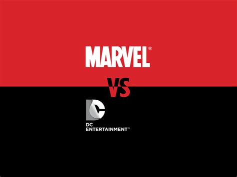 marvel  dc comparing  slates flickreel