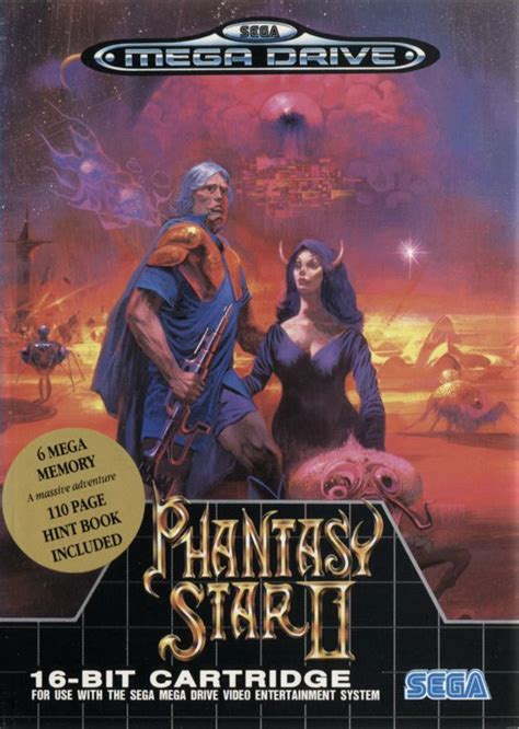 Phantasy Star Ii 1989 Box Cover Art Mobygames