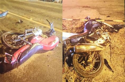 Dois jovens morrem em colisão frontal entre motos na PR 170 em Pinhão