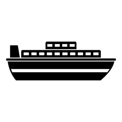 Icono De Crucero De Viaje En Barco Ilustraci N Simple Del Icono