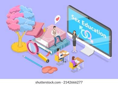 D Isometric Flat Conceptual Illustration Sex Stock Illustration Shutterstock