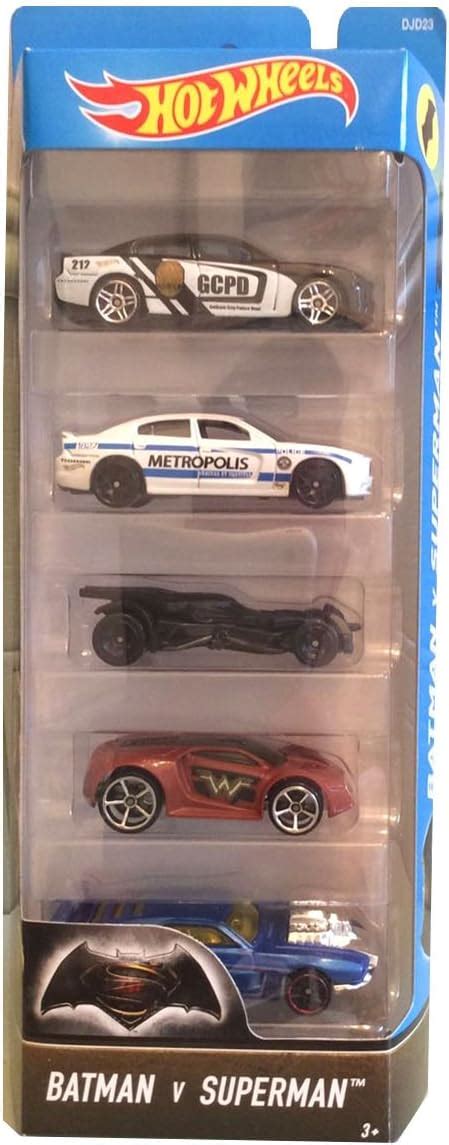 Amazon Hot Wheels Batman V Superman Vehicle 5 Pack Toys Games