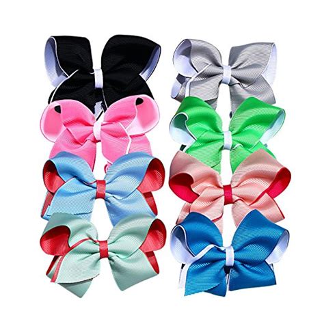 Tiffany's Online Finds and Deals: $3.49 8 PACK 4ich kids hair bows for ...