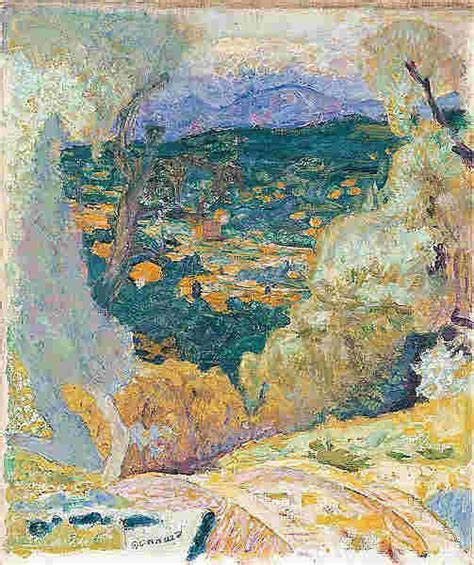 Landscape At Le Cannet By Pierre Bonnard Pierre Bonnard Peinture