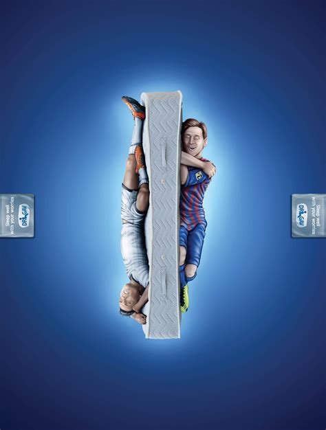 Dr. Gav Mattresses Print Advert By BBDO: Messi / Ronaldo | Ads of the ...