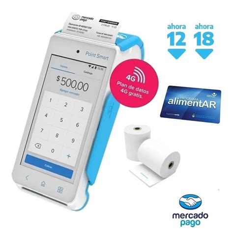 Mercado Pago Point Smart Lector Tarjetas Qr Posnet G Wifi Juvencia