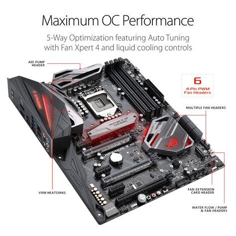 Asus Rog Maximus X Hero Atx Lga Motherboard Rog Maximus X Hero