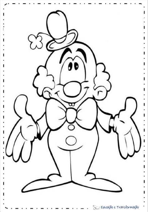 Palhaços De Circo Desenhos