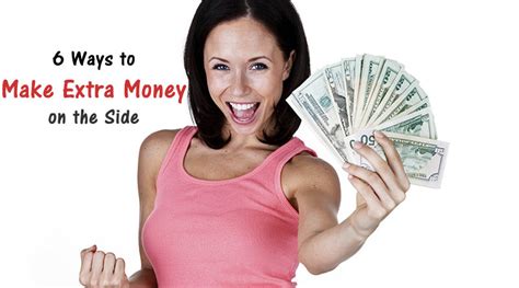 6 Ways To Make Extra Money On The Side Dot Com Women