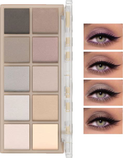 Amazon 10 Colors Makeup Naked Eyeshadow Palette Nude Matte Shimmer Eyeshadow Palette