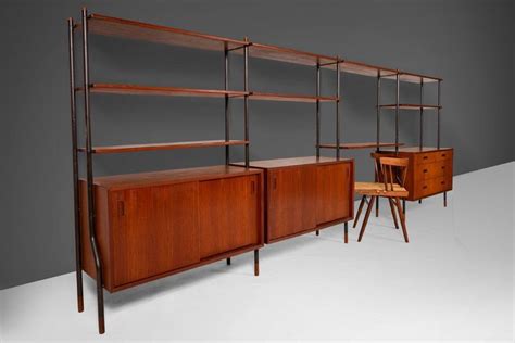 Danish Modern Modular 4 Bay Wall Unit By Lyby Mobler C 1960 In 2022