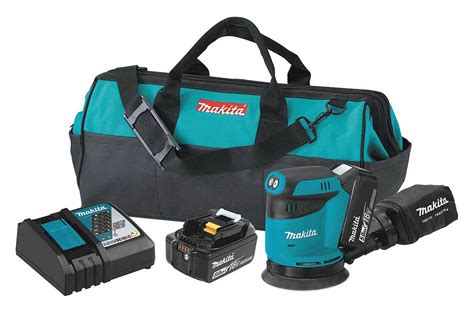 MAKITA Cordless Sander, 18V, 5" Size, 2.2 lb. - 52YW81|XOB01T - Grainger