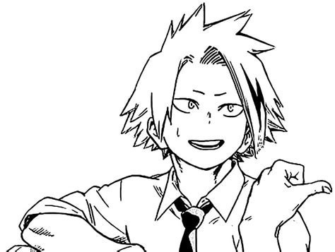 My Hero Academia Coloring Pages Denki