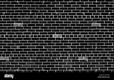 Black And White Brick Wall Texture