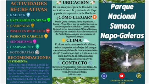 Parque Nacional Sumaco Napo Galeras