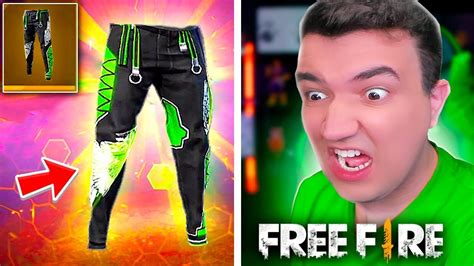 VOLTEI NO FREE FIRE PARA PEGAR A NOVA CALÇA ANGELICAL VERDE YouTube