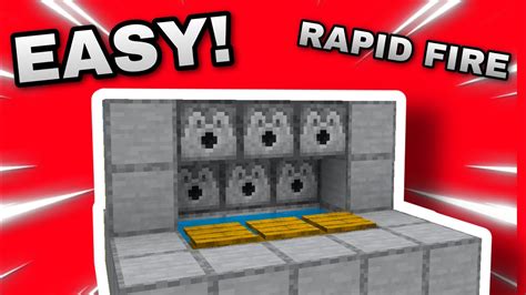 Easy Rapid Fire Tnt Cannon For Minecraft Bedrock 116 Windows 10 Ps4