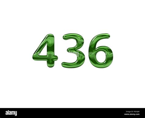3d number 436 Cut Out Stock Images & Pictures - Alamy