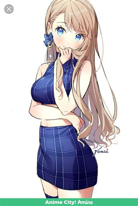 Kawaii Anime Girl Manga Kawaii Chica Anime Manga Anime Art Girl Anime Girls Fille Blonde