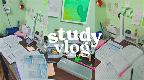 Study Vlog Waking Up At Am Unit Test Szn Lots Of Studying