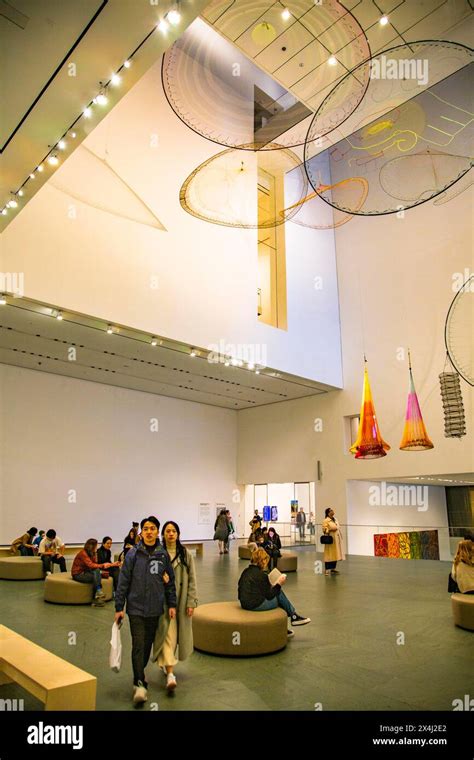 Lobby, Museum of Modern Art MoMa, Midtown Manhattan, New York City ...