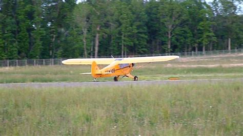 Legend Cub N58388 Landing At Khwy Youtube