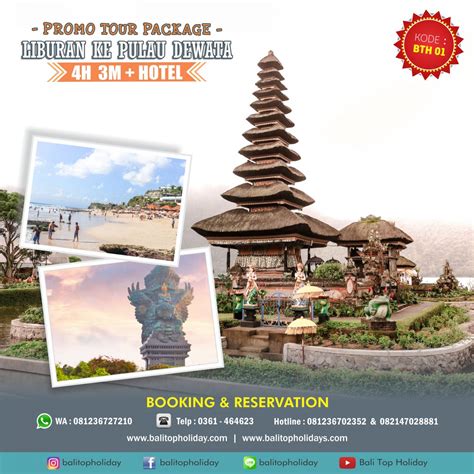 Paket Tour Bali 1 Hari One Day Tour Tour Harian Bali Murah