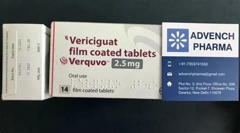 Verquvo Vericiguat Tablets 25 Mg At ₹ 1500box Pharmaceutical