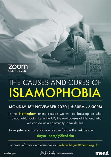 Islamophobia Awareness Month 2020 Nottingham The Causes And Cures Of