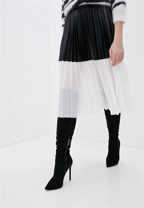 Юбка Nude цвет черный NU008EWGMTT2 купить в интернет магазине Lamoda