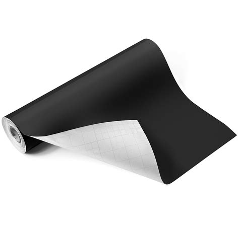 Adhesive Matte Black Vinyl Roll Huge Matte Adhesive Permanent Black