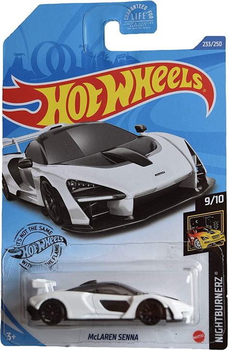 Amazon Hot Wheels McLaren Senna White Nightburnerz Toys Games