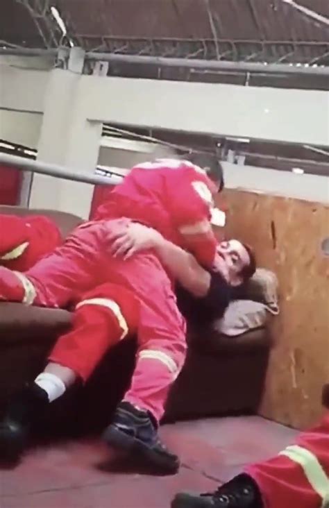 Straight Firefighters Getting Horny And Rubbing On Each ThisVid