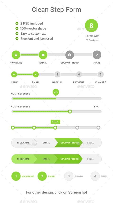 Step Forms Form Design Web Web Layout Design Web Design Tips