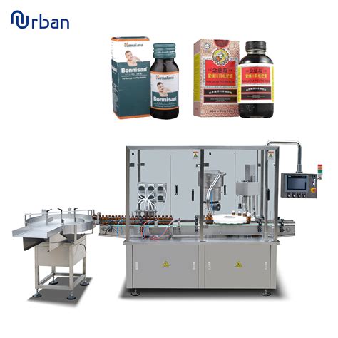 Automatic 200ml Syrup Bottle Washing Filling Capping Labeling Machine