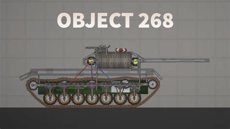 HOW TO MAKE OBJECT 268 TANK IN MELON PLAYGROUND 12 0 PEOPLE