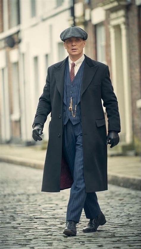 Cillian Murphy In Peaky Blinders Long Coat Men Fashion Suits For Men