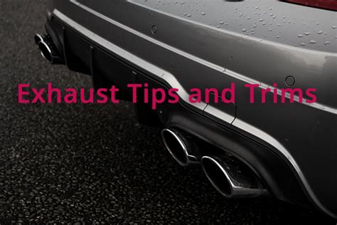 Exhaust Tips and Exhaust Trims - Racesport