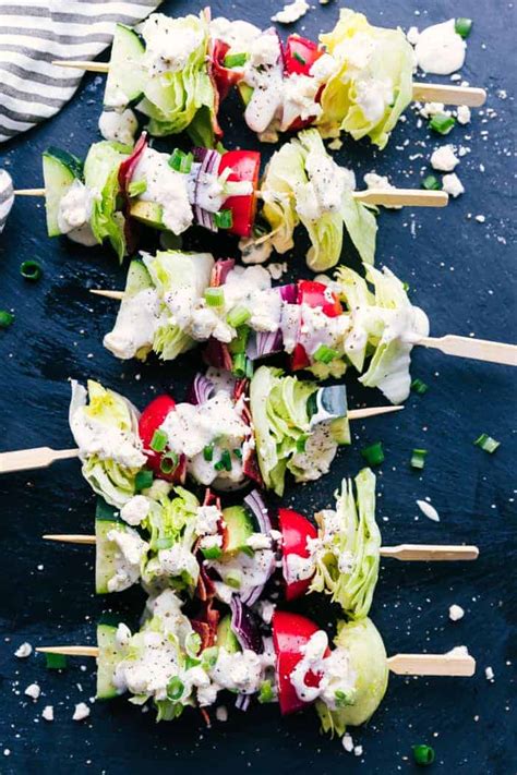 Wedge Salad Skewers Recipe Princess Pinky Girl