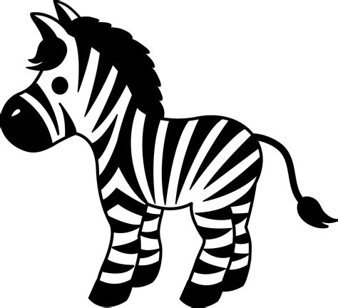 Cute Striped Zebra Clipart Free Clip Art