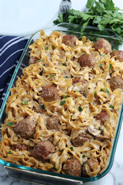 Swedish Meatball Casserole Ricetta Pasta