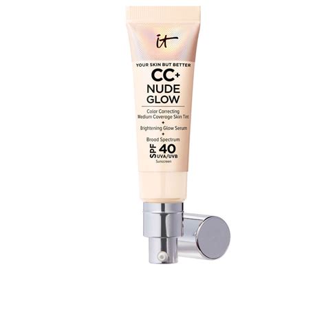 It Cosmetics Cc Nude Glow Lightweight Foundation Glow Serum Spf Fair Ivory Urbanawan