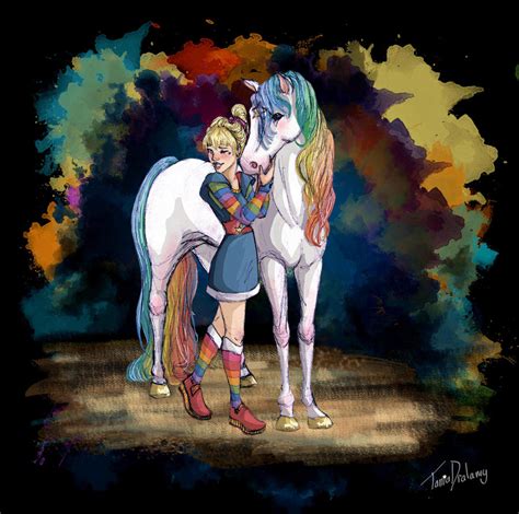 Rainbow Brite and Starlite by Dralamy on DeviantArt