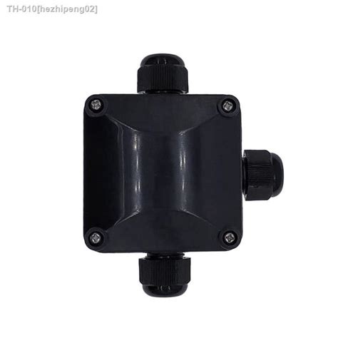 3 Way PG11 Outdoor Waterproof ABS Plastic Gland Electrical Junction Box