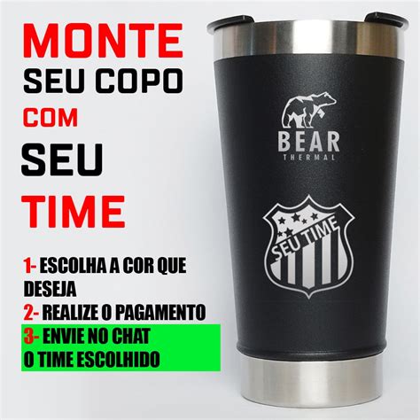 Copo T Rmico Bear Thermal Original Tampa E Abridor Ml Qualquer